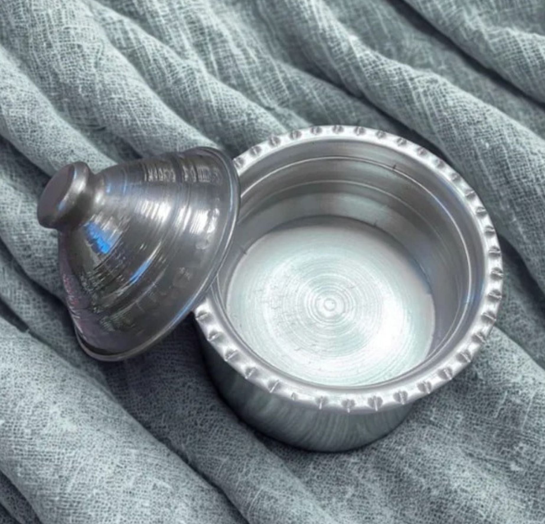 Şehzademutfak El Yapımı Osmanlı Şekerlik & Lokumluk – Alüminyum Kapaklı Sunum Kabı